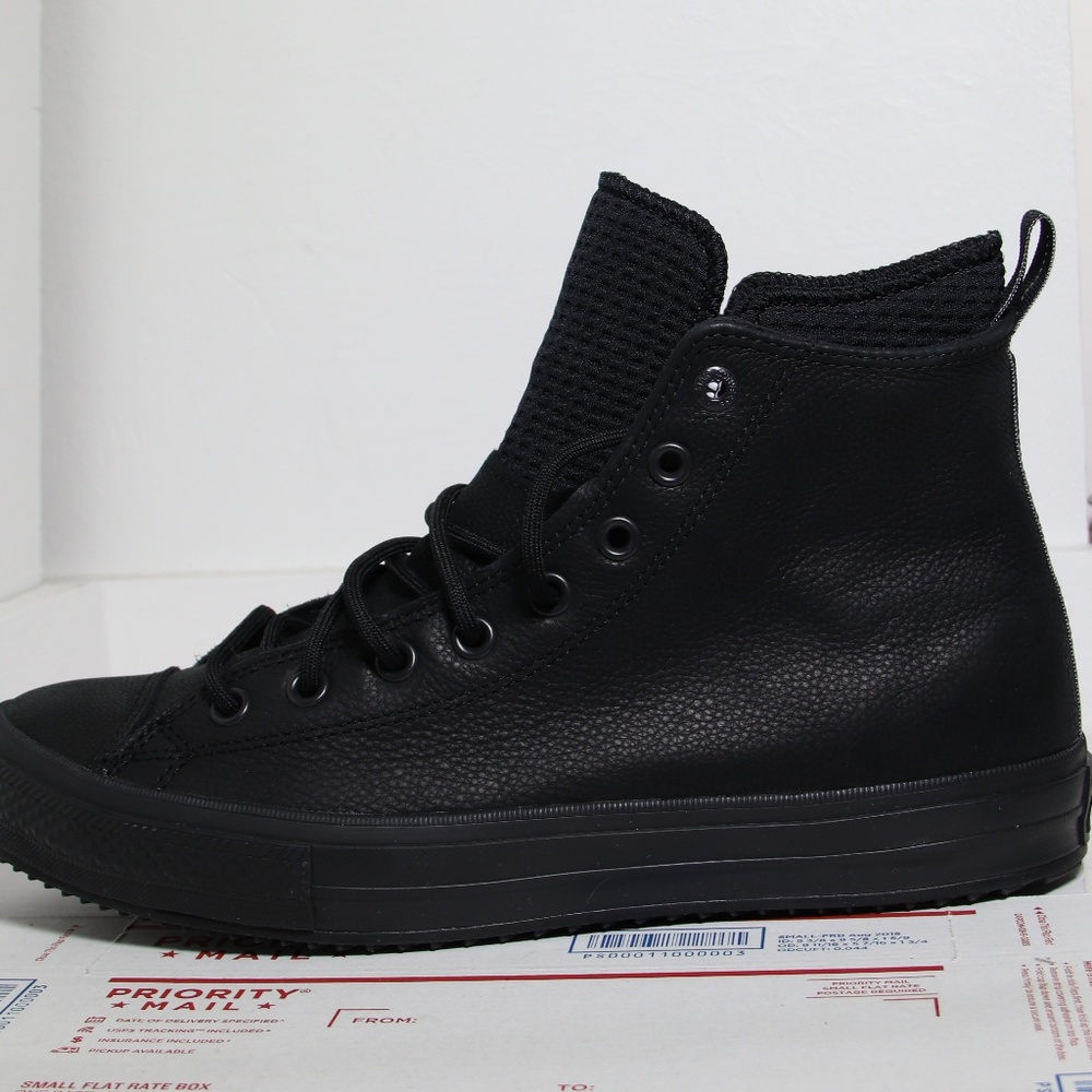 Converse All Black Waterproof All Star Boots - Picture 4 of 7
